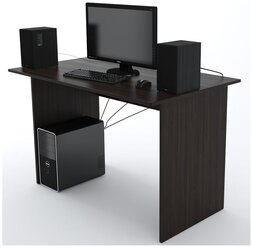 Стол компьютерный, стол письменный Ascetic 1200 Венге, 120*71,6 см.