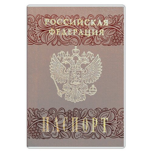 Обложка для паспорта , бесцветный обложка для документов обложка для паспорта дождь пвх