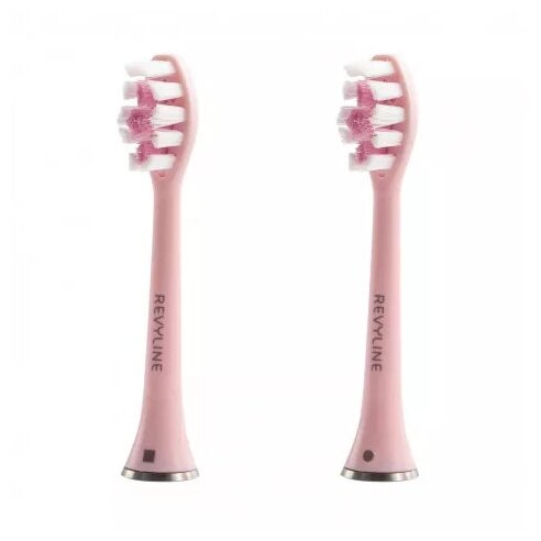 Насадка для электрической зубной щётки Revyline RL 010 розовая, 2 шт.