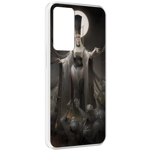 Чехол MyPads Erfiorr — Fantasy Art Dimension для OPPO Reno 8 Lite задняя-панель-накладка-бампер