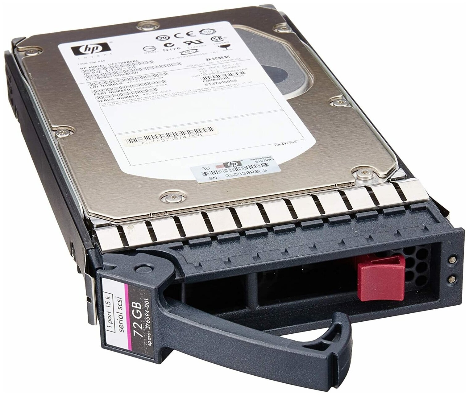 Жесткий диск HP 375870-B21 72GB 3G SAS 15K 3.5" SP HDD