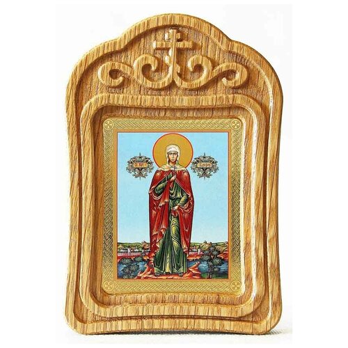 Мученица Валерия Кесарийская, Калерия, икона в резной рамке