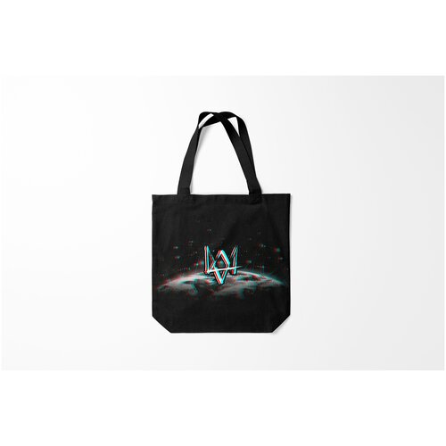 фото Сумка-шоппер / 40х40 см / геймерам / watch dogs 2 burnettie