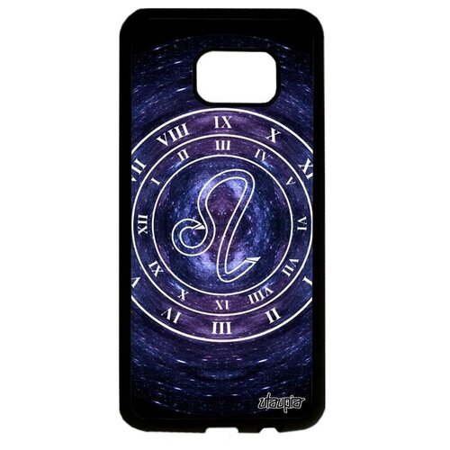 фото Стильный чехол на телефон // samsung galaxy s7 edge // "зодиак лев" календарь созвездие, utaupia, синий