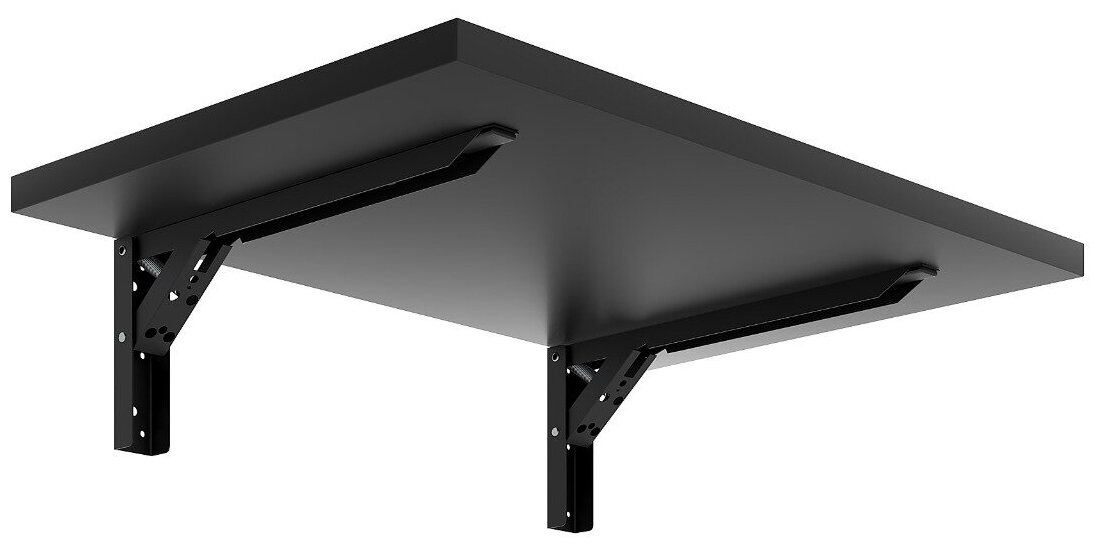 Настенный откидкой стол "Holidays" модель SN-1, цвет черный - фотография № 3