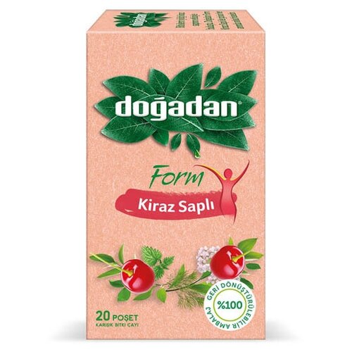 Чай для похудения микс трав с плодоножками черешни 20 пакетиков DOGADAN