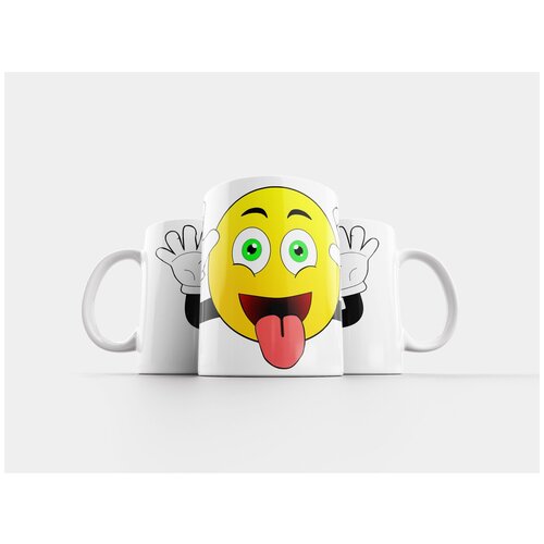 фото Кружка "лицевой, выражение, смайлик" 320 мл lotsprints