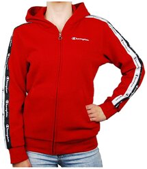 Толстовка Champion Legacy American Tape Hooded Full Zip Sweatshirt Красный XL 305799-RS053