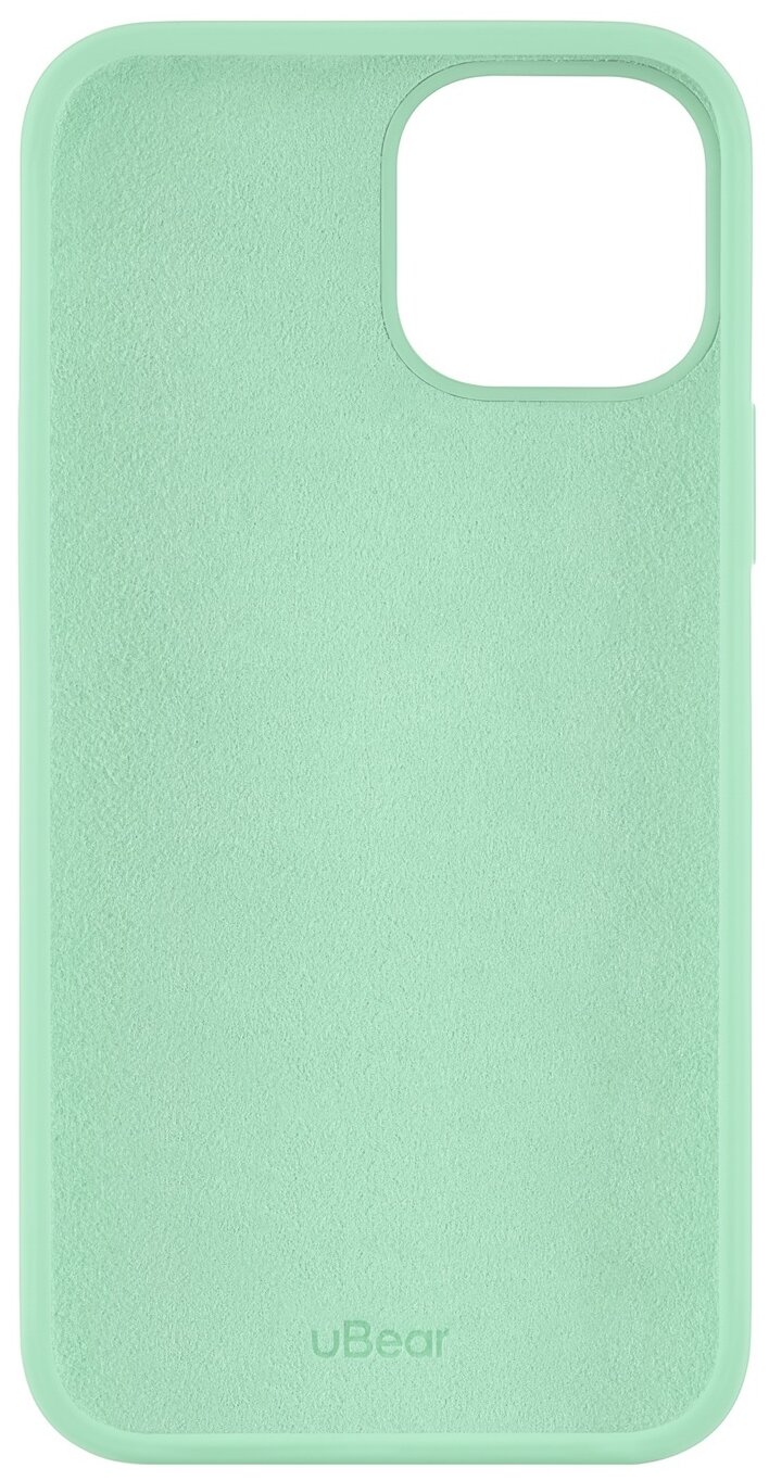 Чехол uBear Touch Case (Liquid silicone) для iPhone 13 mini, зеленый