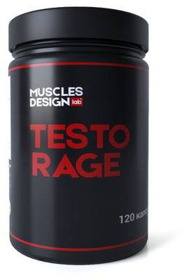 Testo Rage MUSCLES DESIGN Lab (120 капсул)