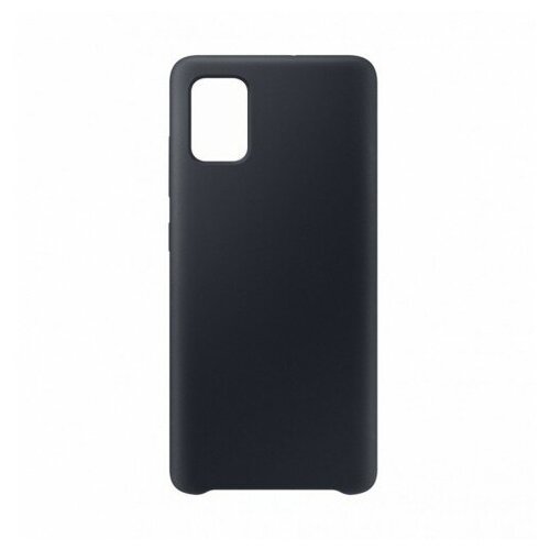 Накладка для Samsung Galaxy A31 Silicone cover черная