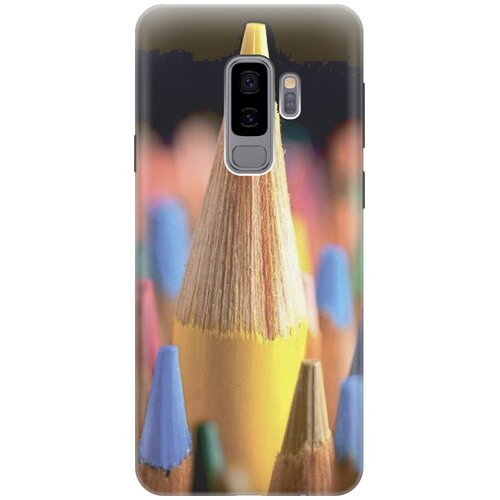 фото Силиконовый чехол на samsung galaxy s9+ / самсунг с9 плюс с принтом "желтый карандаш gosso