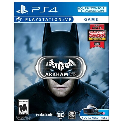 Batman: Arkham VR (только для VR) (PS4) batman летопись аркхема arkham origins русская версия ps3