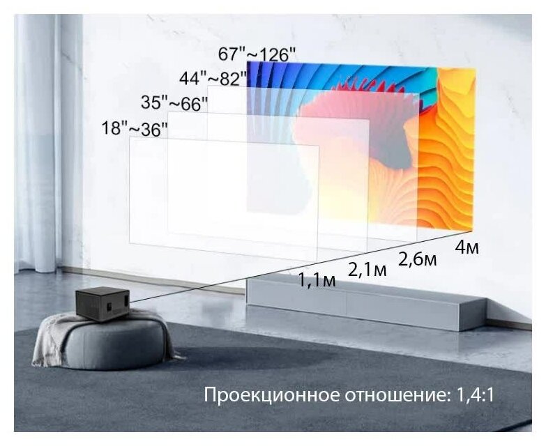 Проектор TouYinGer T10W new Android