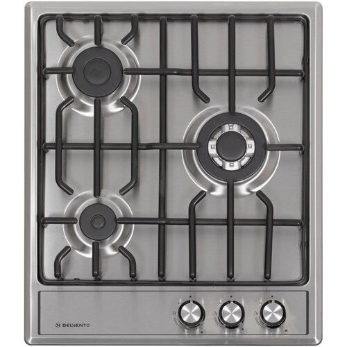 Газовая варочная панель DELVENTO V45V35M001 45 см WOK-конфорка серебристый 1099000₽