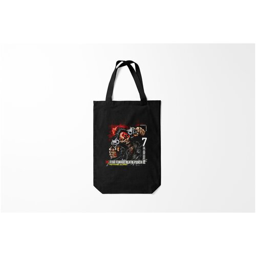 фото Сумка-шоппер / 31х42 см / рок / five finger death punch 5fdp burnettie