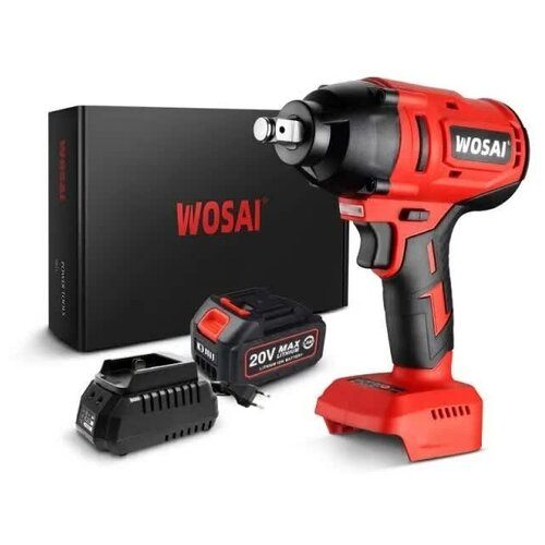 Аккумуляторный ударный гайковерт WOSAI 20В 2Ач WS-L10-C1 625000₽