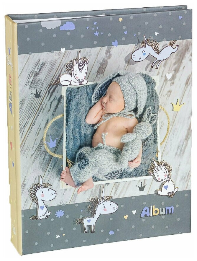 Фотоальбом «Спящий малыш» с кармашками на 72 фото 15х20 см