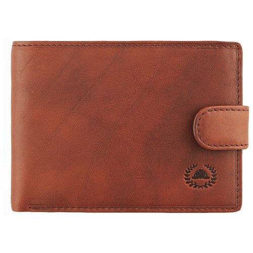 фото Кошелёк tony perotti vintage, мужская, натуральная кожа, коньяк