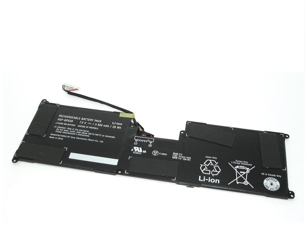 Аккумулятор для ноутбука Sony Vaio Tap 11 (VGP-BPS39) 7.5V 29Wh