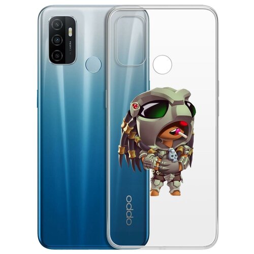 фото Чехол-накладка clear case brawl stars-леон хищник для oppo a53 (2020)/a33 (2020) krutoff group