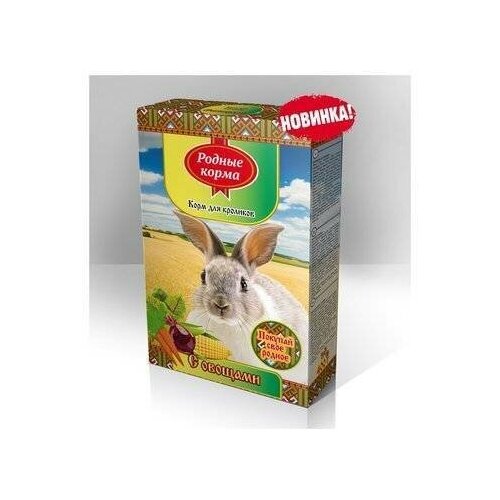 Родные Корма корм для кроликов, овощи 400 гр (2 шт)