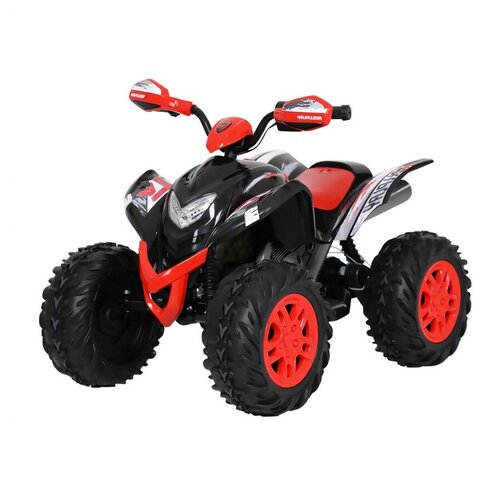 ROLLPLAY Детский квадроцикл POWERSPORT ATV MAX, цвет Black/Red 12V, арт. 35551