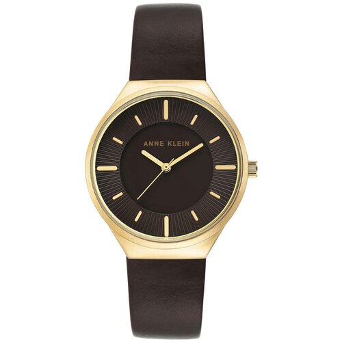 фото Наручные часы anne klein наручные часы anne klein 3814bnbn, коричневый, золотой