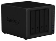 Сетевое хранилище Synology DS418, черный