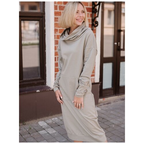 фото Платье п 795 (серо-бежевый) п 795 42 iberly