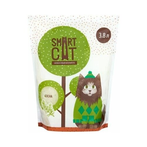 Smart Cat наполнитель силикагелевый наполнитель с ароматом сосны 7,6л
