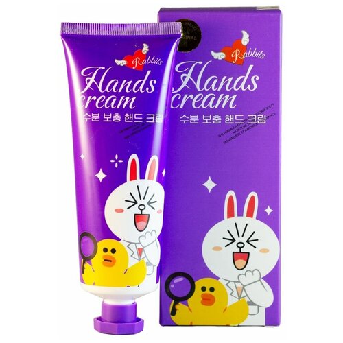 XQM Крем для рук Hands cream Rabbits (X2012) , увлажняющий с маслом авокадо, 80г