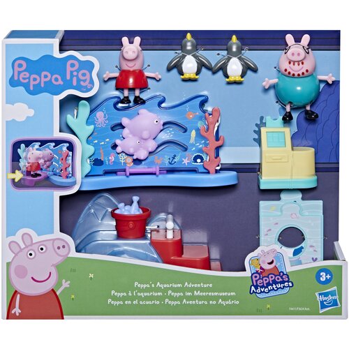 Игровой набор Hasbro PEPPA PIG Свинка Пеппа Приключения в океанариуме F4411 hasbro свинка пеппа семейные фигурки приключения пеппы 4 шт в упаковке в ассортименте 1 шт