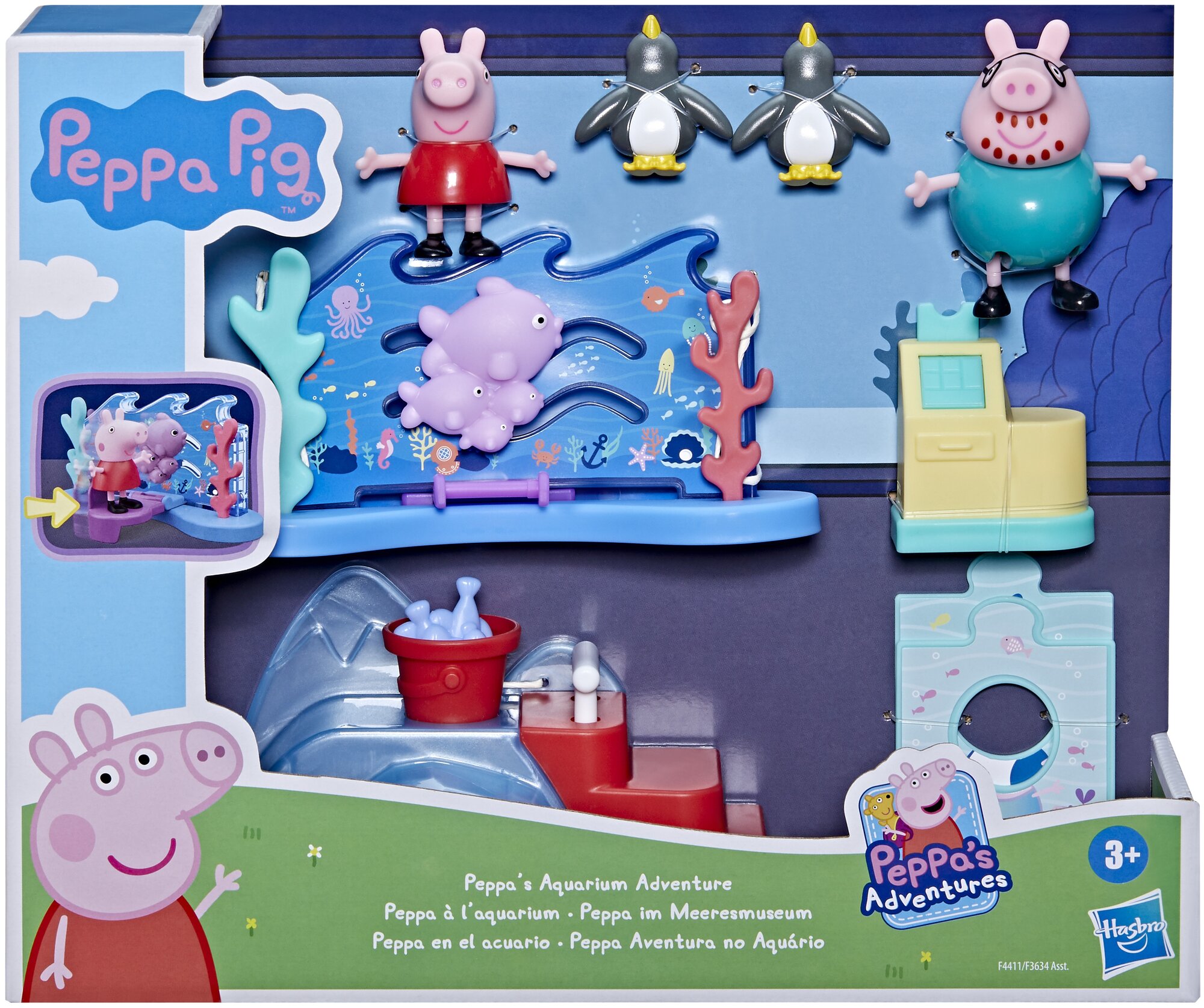 Игровой набор Hasbro PEPPA PIG Свинка Пеппа Приключения в океанариуме F4411