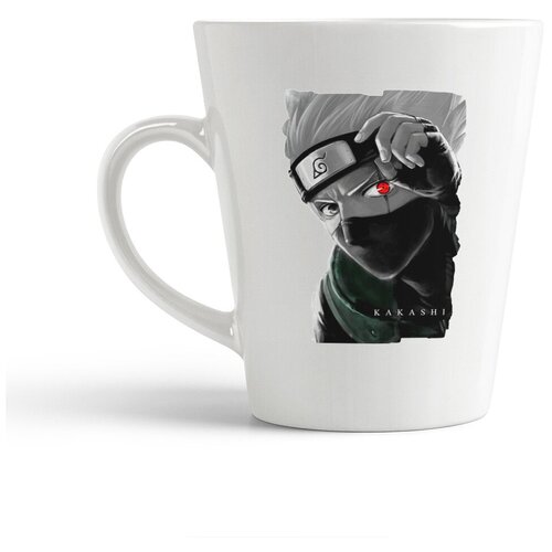 фото Кружка-латте coolpodarok аниме наруто какаси naruto kakashi (с красным глазом)