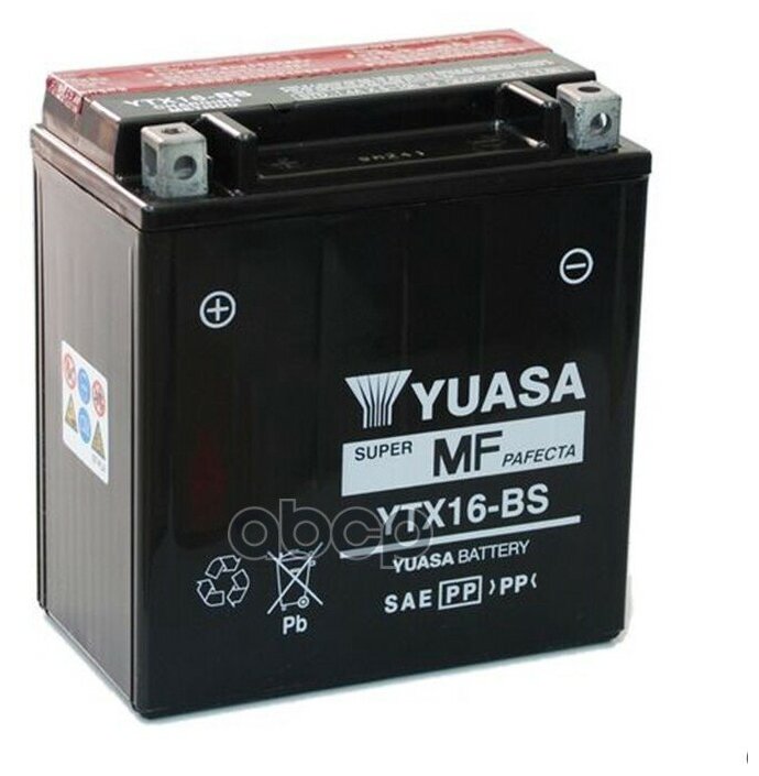 Аккумуляторная Батарея YUASA арт. YTX16-BS