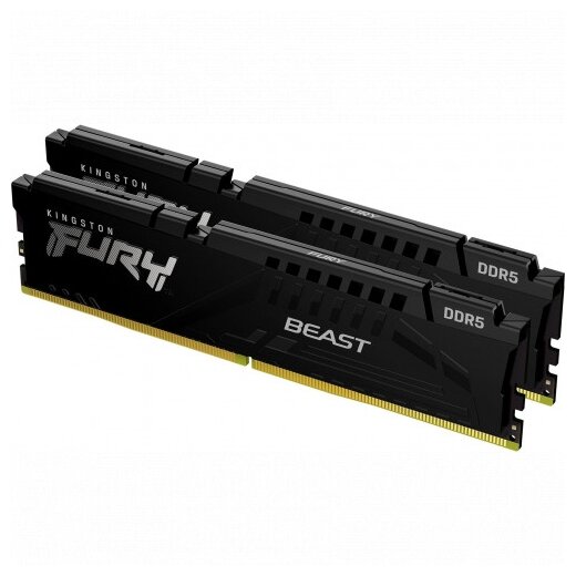 Модуль памяти Kingston Fury Beast DDR5 - 2x 16ГБ 4800, DIMM, Ret - фото №2