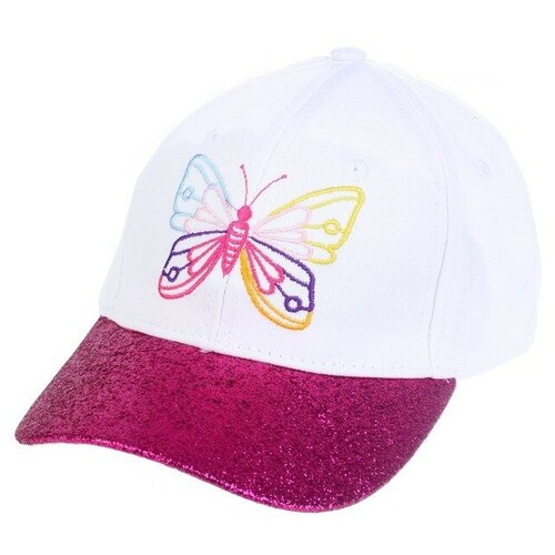 фото Кепка overhat, размер 52, красный, белый