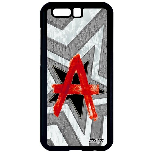 фото Ударопрочный чехол на мобильный // honor 9 // "анархия" анархизм дизайн, utaupia, серый