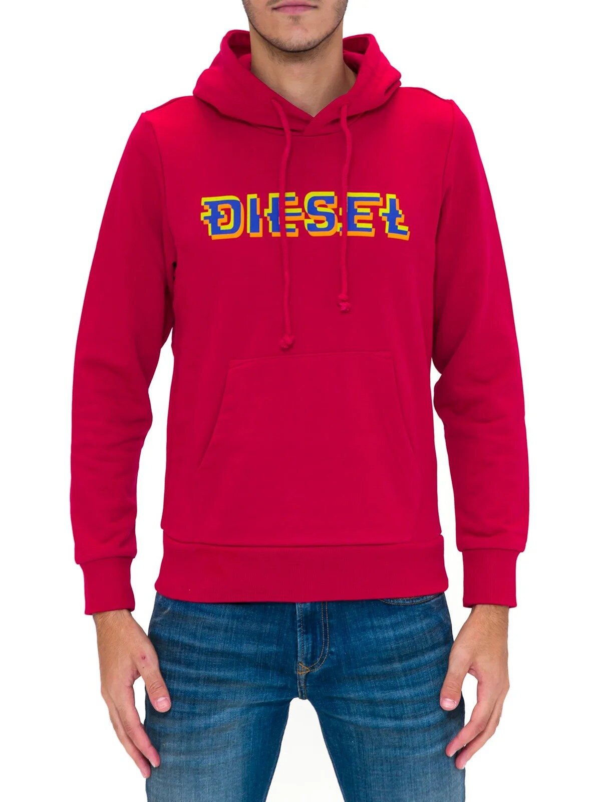 Худи DIESEL, размер S, , красный