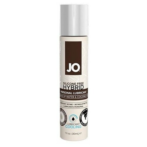 Водно-масляный лубрикант с охлаждающим эффектом JO Silicone free Hybrid Lubricant COOLING - 30 мл.