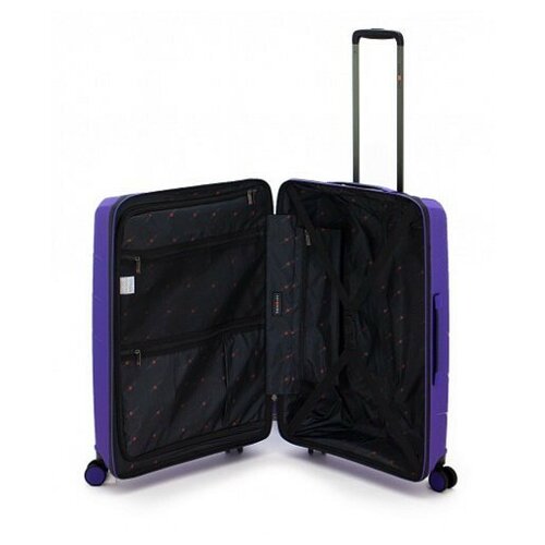 фото Чемодан для ручной клади eberhart, 37v-013-420 vortex фиолетовый s