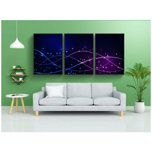 фото Набор модулных постеров для интерьера "справочная информация, дизайн, звезда" 60x90 см. в тубусе, без рамки lotsprints