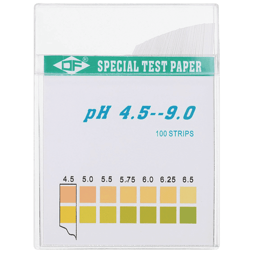 Индикаторная бумага pH тест полоски 100 штук pH 4.5 - 9