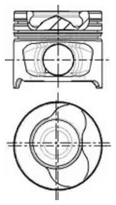 8712340720 NURAL Поршень двигателя