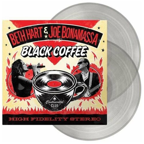 Виниловая пластинка Beth Hart & Joe Bonamassa. Black Coffee. Transparent (2 LP) виниловая пластинка sergio mendes in the key of joy lp