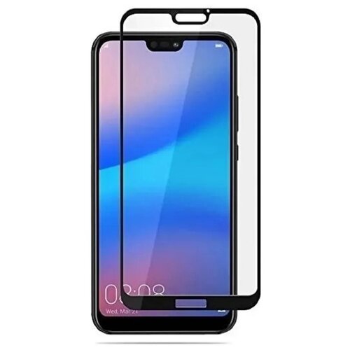 Защитное стекло на Huawei P20 Lite (2019)/Nova 5I, 5D, черный, X-CASE чехол задняя панель накладка бампер mypads злые мини животные детский для huawei p20 lite 2019 huawei nova 5i противоударный