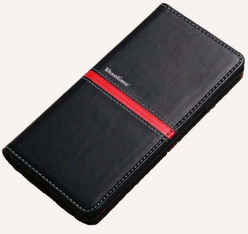 Изображение товара Чехол-книжка MyPads для Samsung Galaxy A71 SM-A715F (2020) водоотталкивающий с мульти-подставкой черный