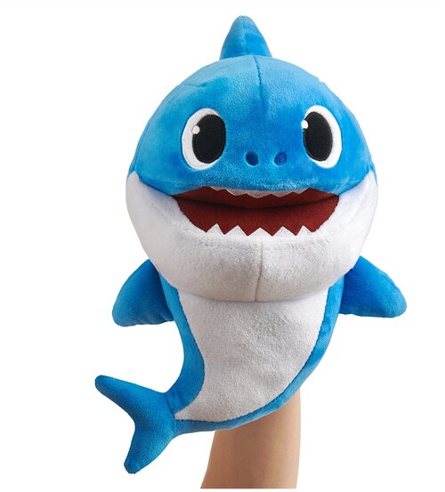 Мягкая музыкальная перчаточная игрушка Wow Wee Папа акула Baby Shark 61083