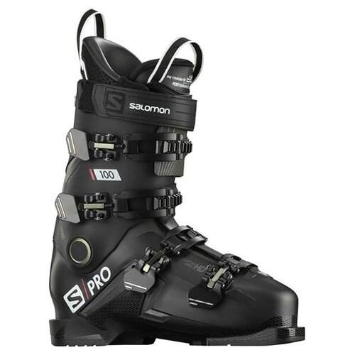 фото Горнолыжные ботинки salomon s/pro 100 black/belluga/red (20/21) (26.5)